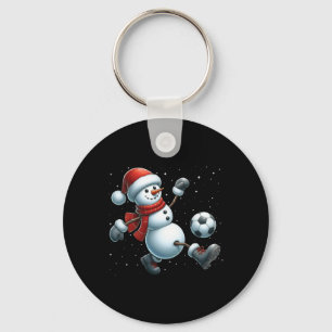 Llavero Hombre de nieve Fútbol Navidad Niños Niñas Kids Na