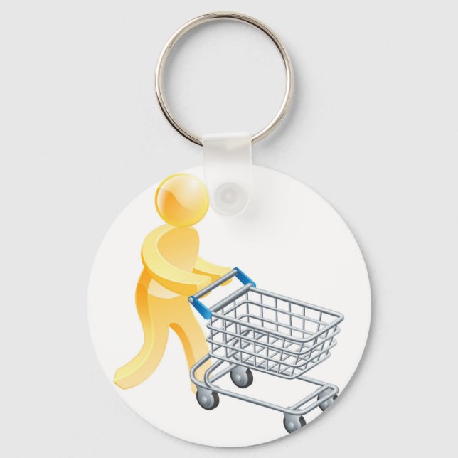 Llavero Hombre de oro del tranvía de compras (Anverso)