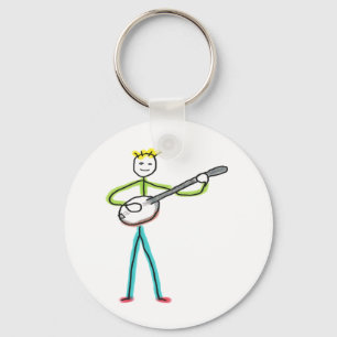 Llavero Hombre de palo de banjo