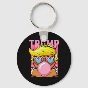 Llavero Hombre de pan de jengibre Bubblegum Trump ondea ma