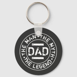 Llavero Hombre de papá Mitos Leyenda estampado de Grunge D