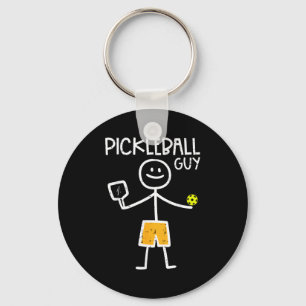 Llavero Hombre de pickleball stickman hombres niños