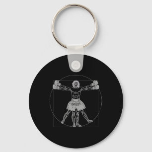 Llavero Hombre de Vitruvio de Da Vinci Muay Thai Mma Pelea