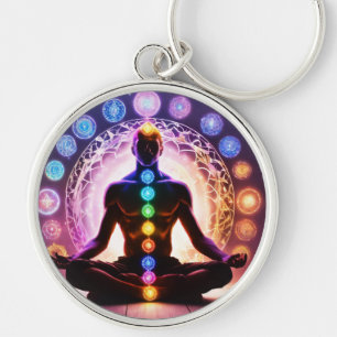 Llavero Hombre de yoga