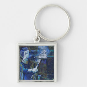 Llavero Hombre en el trabajo