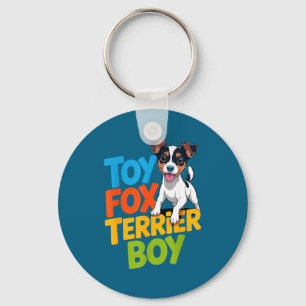 Llavero Hombre juguete fox terrier niño dibujos animados p