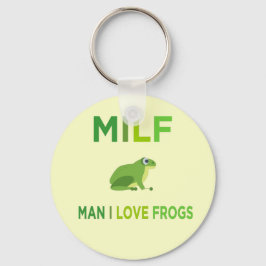 Llavero hombre me encantan las ranas