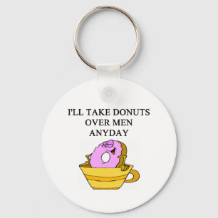 Llavero hombre odiando el chiste femenino