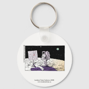 Llavero Hombre Perdido En Moon Funny Keychain