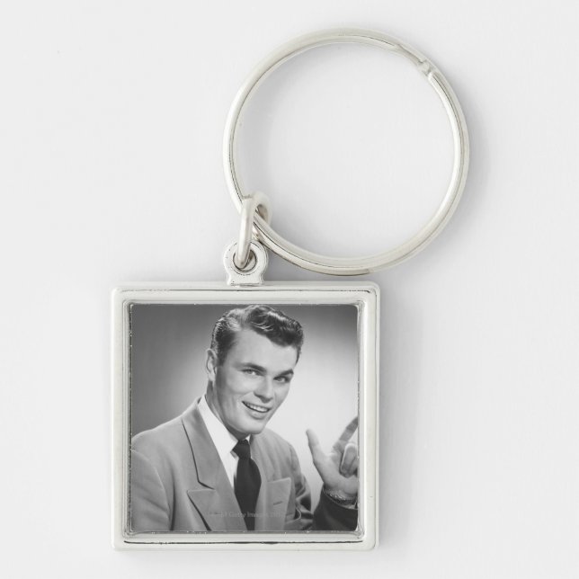 Llavero Hombre que señala 2 (Frente)