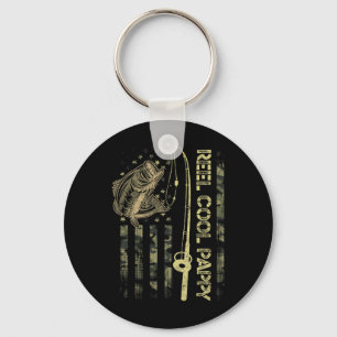 Llavero Hombre Reel Cool Pappy Camuflaje Bandera Americana