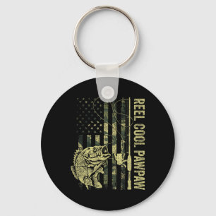 Llavero Hombre Reel Cool Pawpaw Camuflaje Bandera American