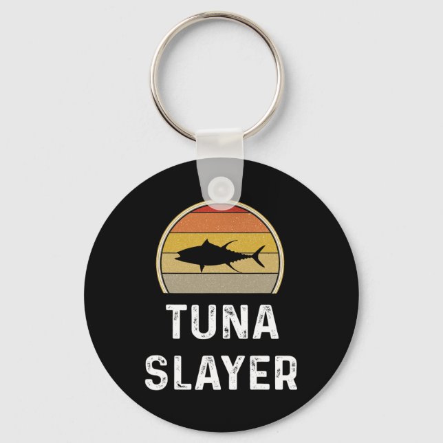 Llavero Hombres Atún Capa Regalos De Pesca Divertidos Pesc (Anverso)