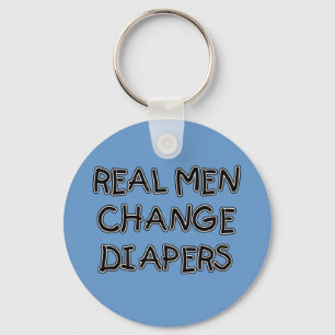 Llavero Hombres de verdad cambian camisetas y regalos de p