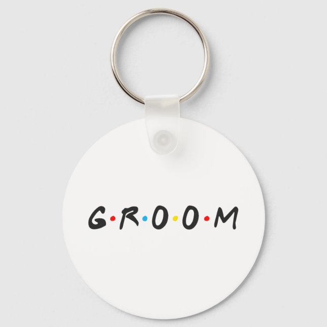 Llavero Hombres del novio despedida de soltero día de la b (Anverso)