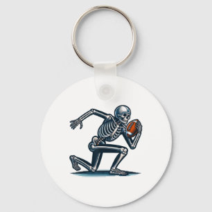 Llavero Hombres Fanático de Fútbol Hombres Skeleton