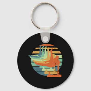 Llavero Hombres gimnásticos aguacrobáticos