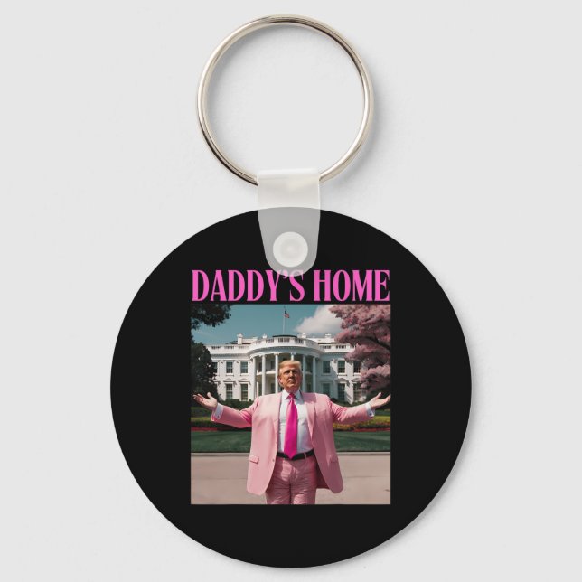 Llavero Hombres Hogares de la Camisa de Trump divertida (Anverso)