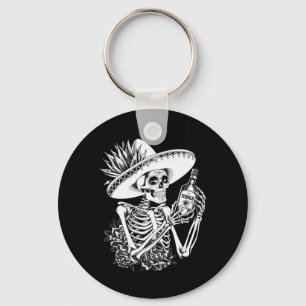 Llavero Hombres México Vintage Esqueleto Día De Los Muerto