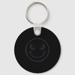 Llavero Hombres Mujeres Bola de Golf Sonrisa Divertida Jug