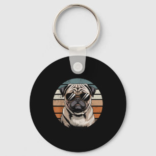 Llavero Hombres Mujeres Orgullosos Pug Geniales Dueños de