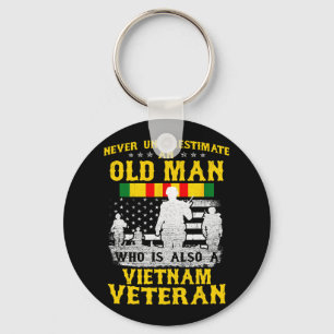 Llavero Hombres Papá Abuelo Vietnam Veteranos Camisas Vint