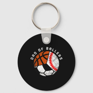 Llavero Hombres Papá De Byllers Fun Bysebyll Soccer