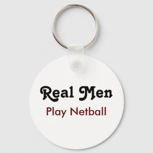 Llavero Hombres Reales Juegan Al Netball
