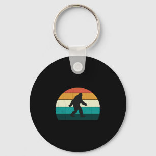 Llavero Hombres retro pie grande - amantes de bigfoot atar