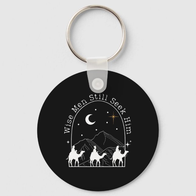 Llavero Hombres Sabios Todavía Lo Buscan Navidades Cristia (Anverso)