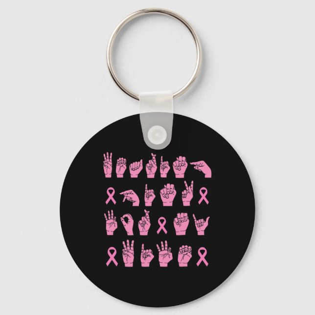 Llavero Hombres Usando Rosa Para Mi Esposa Rótulo Lenguaje (Anverso)