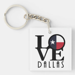 Llavero HOME/LOVE Dallas Texas