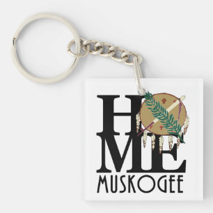 Llavero HOME/LOVE Muskogee Oklahoma