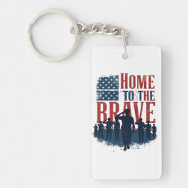 Llavero Home of the Brave Salute Tee