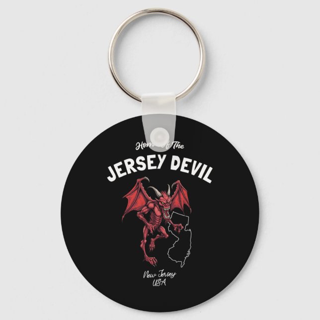 Llavero Home Of The Jersey Devil New Jersey Usa Cryptid  (Anverso)
