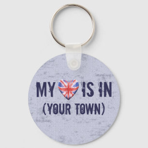 Llavero Home Town Heart