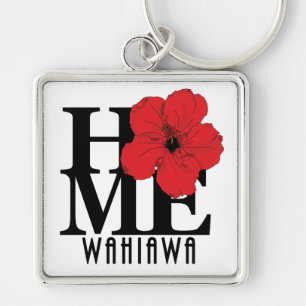 Llavero HOME Wahiawa Red Hibiscus