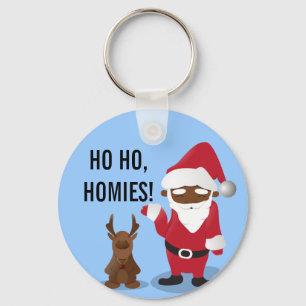 Llavero Homeboys de las Felices Navidad: Santa negro y