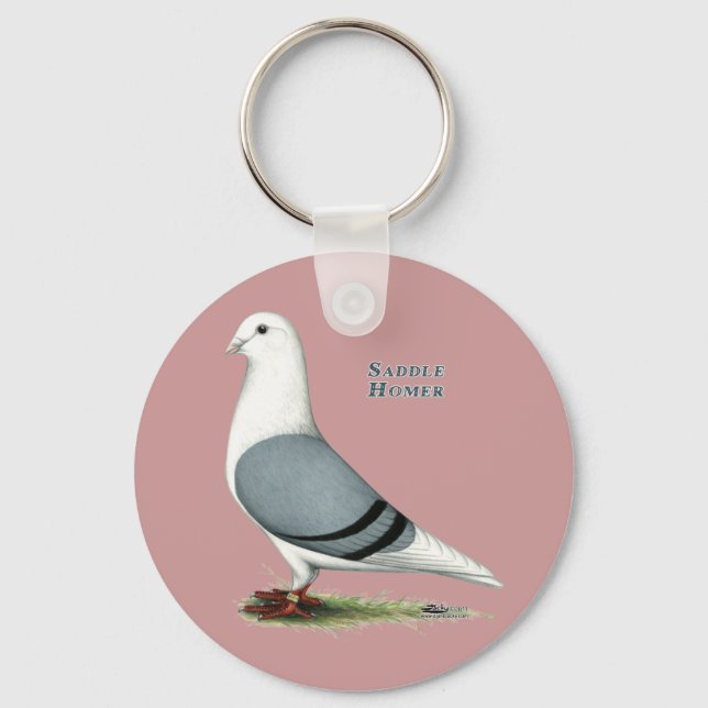 Llavero Homer Blue Saddle (Anverso)