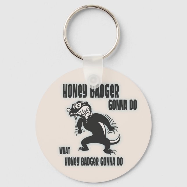 Llavero Honey Badger (Anverso)