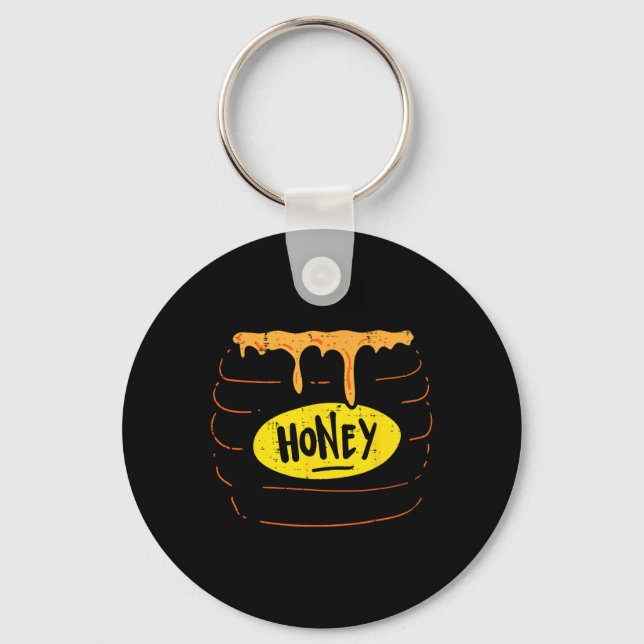 Llavero Honey Jar Pot Disstume Divertido Halloween Hallowe (Anverso)