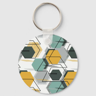Llavero Honeycombs. Abstract geometric pattern.1