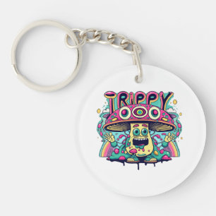 Llavero Hongo Feliz Alucinógeno