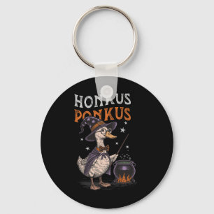 Llavero Honkus Ponkus Funny Halloween Bruja Pato Perro