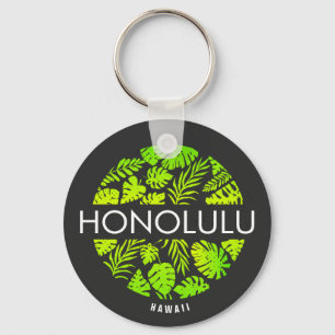 Llavero Honolulu Hawaii Nombre Tropical Personalizado