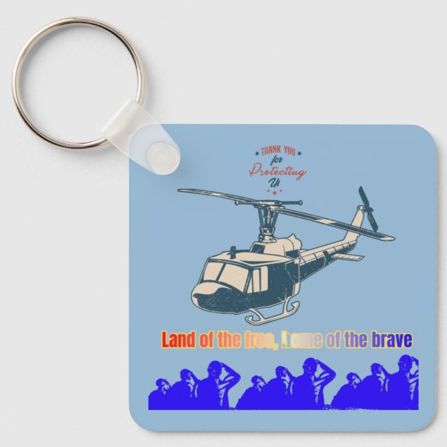 Llavero Honor in every thread light blue (Anverso)