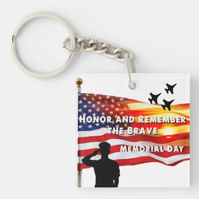 Llavero Honor y recuerdo a los valientes (Frente)