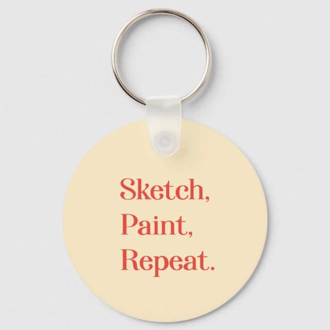 Llavero Honor Your Daily Art Ritual With Encouragement (Anverso)