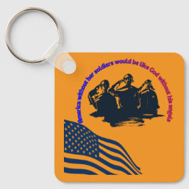 Llavero Honored in Valor orange