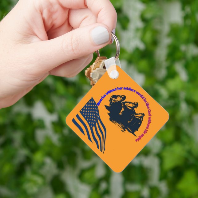 Llavero Honored in Valor orange (Mano)